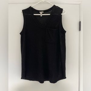 Bibi Waffle knit tank top